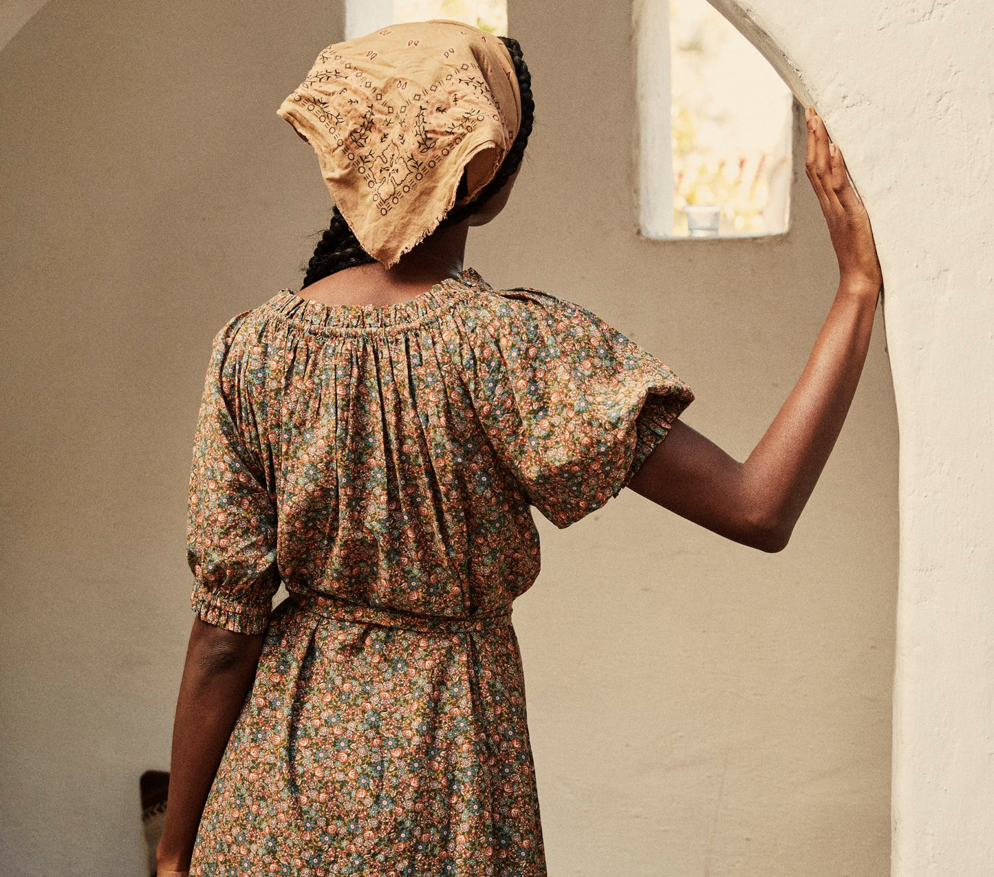 HMD -- SAFFLOWER DRESS -- YELLOW LAUREL CANYON ROSE