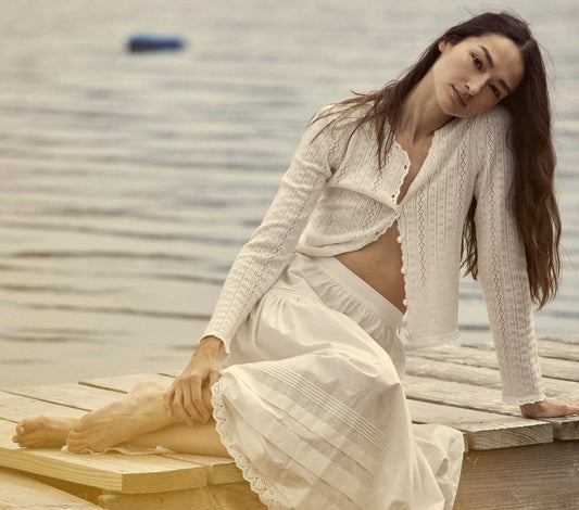 HMD -- VERSE CARDIGAN -- WHITE