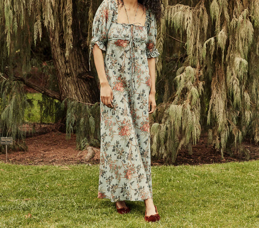HMD -- VETIVER DRESS -- BLUEBELL SUMMER FLORAL