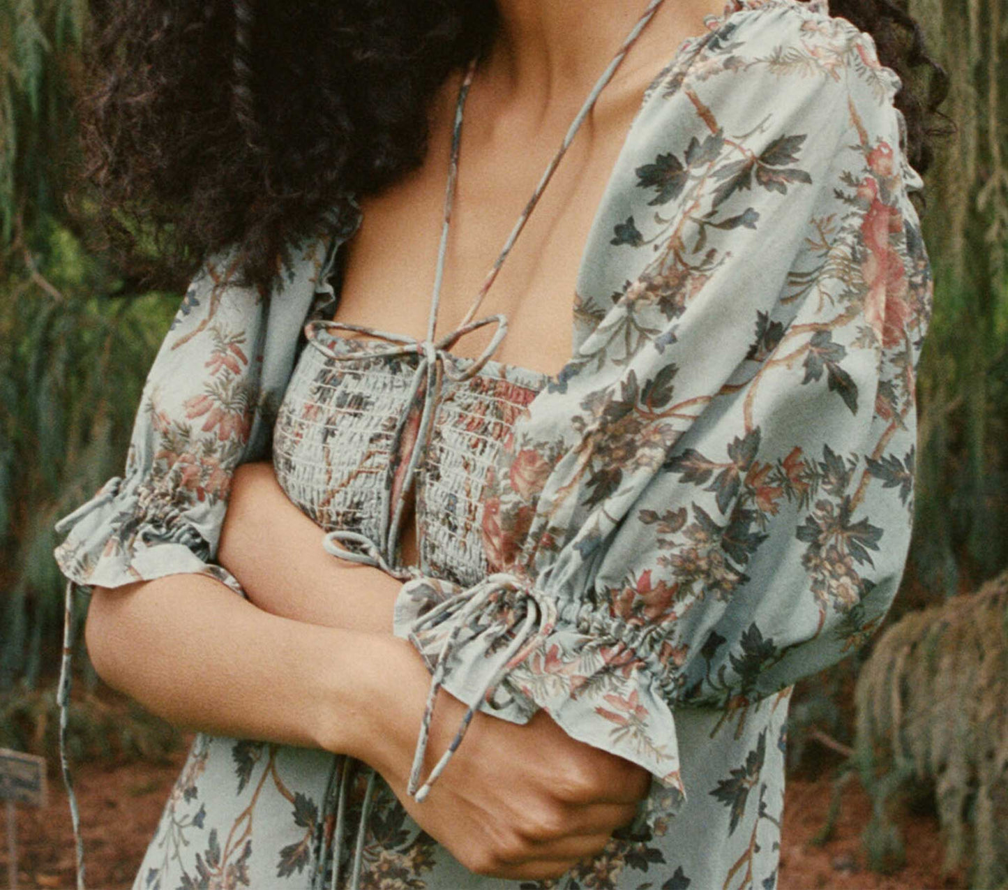 HMD -- VETIVER DRESS -- BLUEBELL SUMMER FLORAL