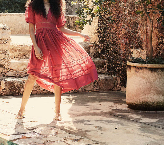 HMD -- VIOLET DRESS -- DARK WINEBERRY