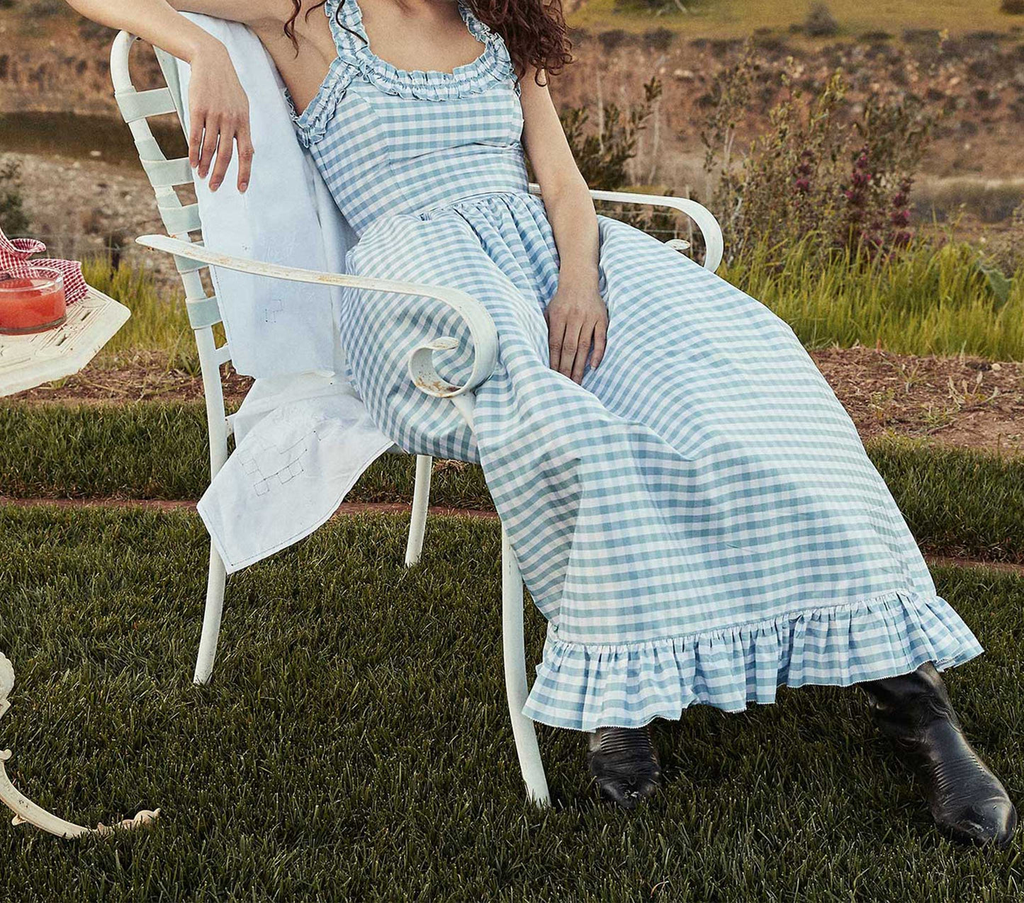 HMD -- VIONNET DRESS -- SEASIDE GINGHAM