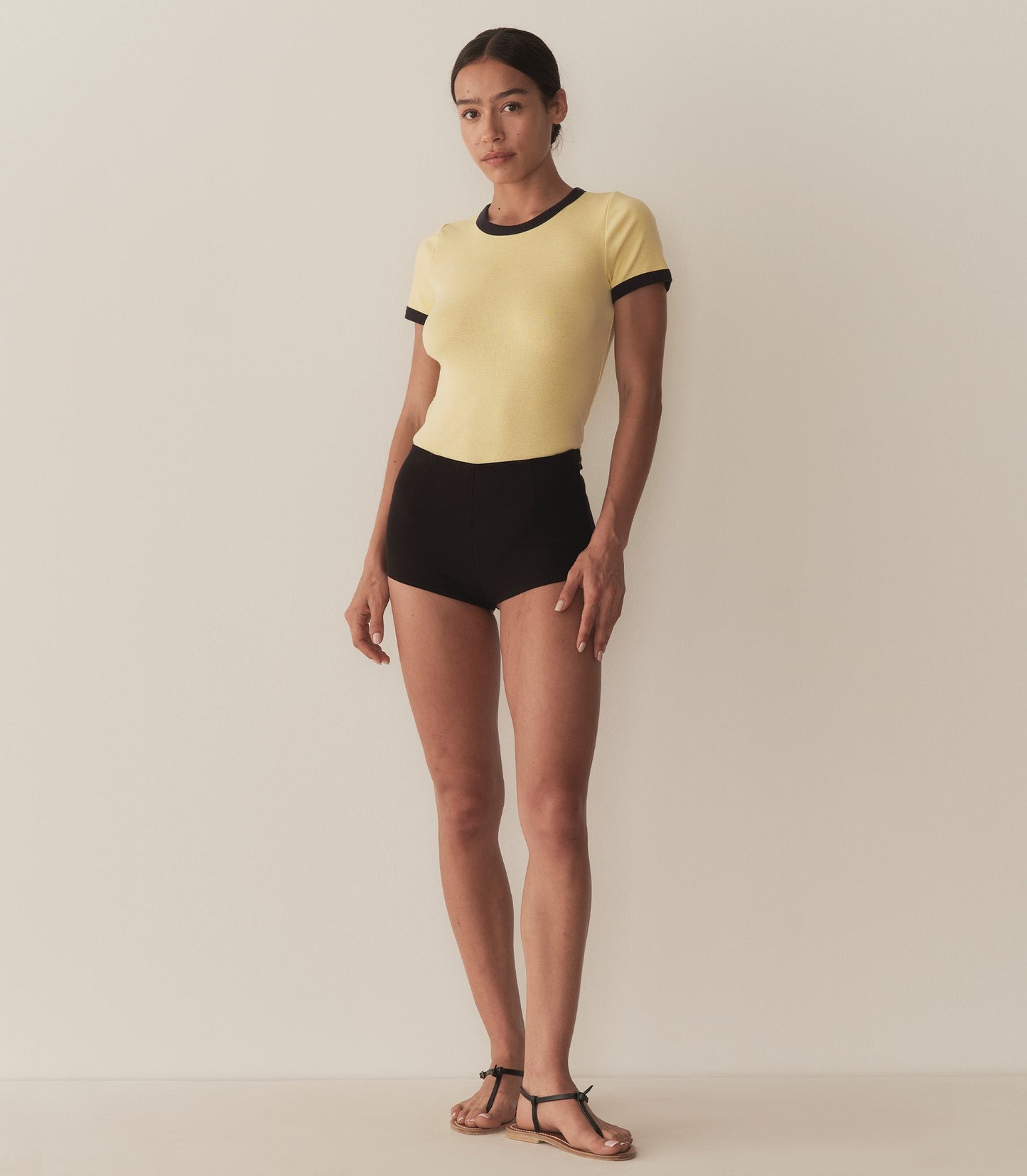 VIVI RINGER TEE -- WILD HONEYSUCKLE