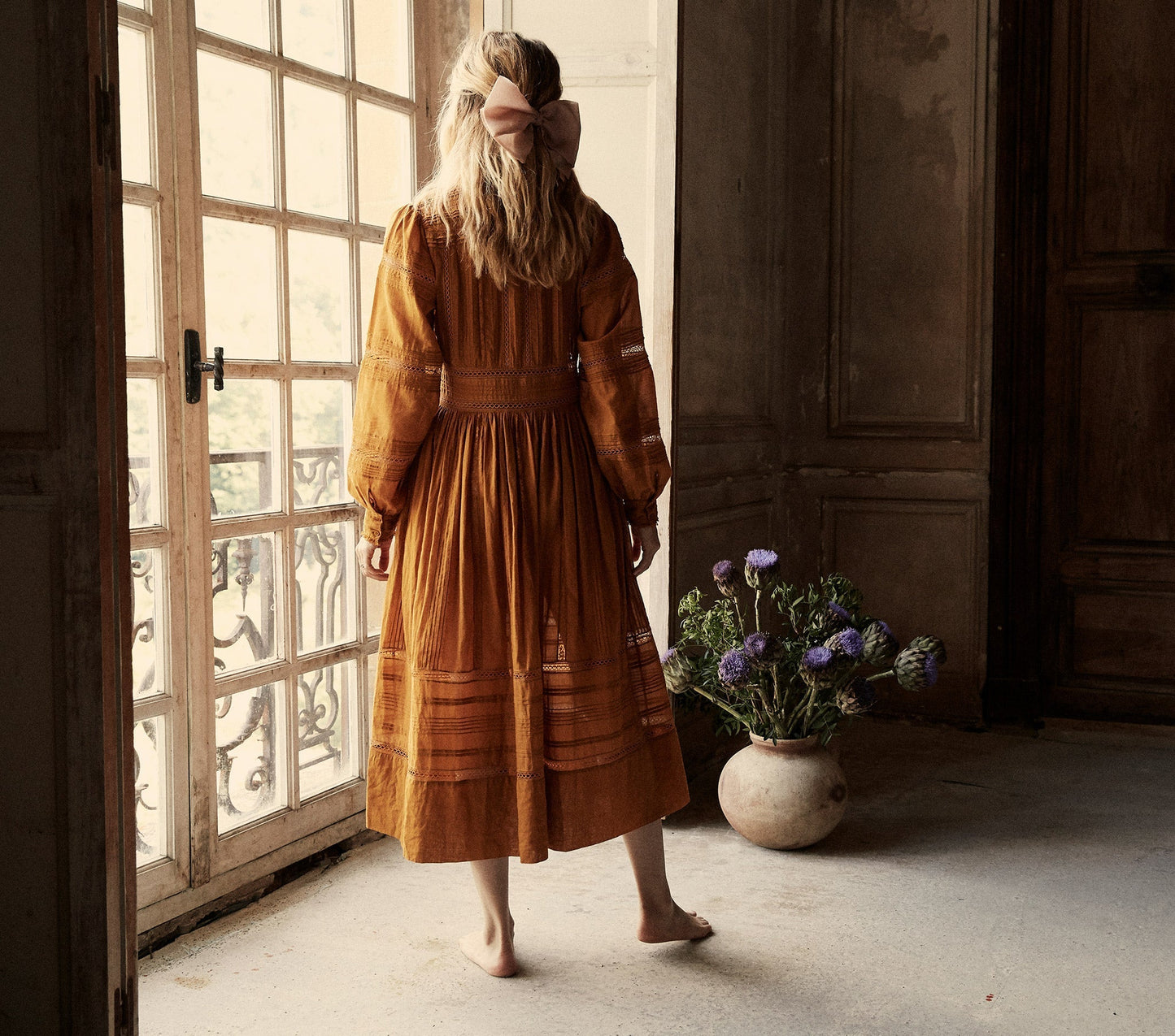 HMD -- VICIA DRESS -- YELLOW JASPER