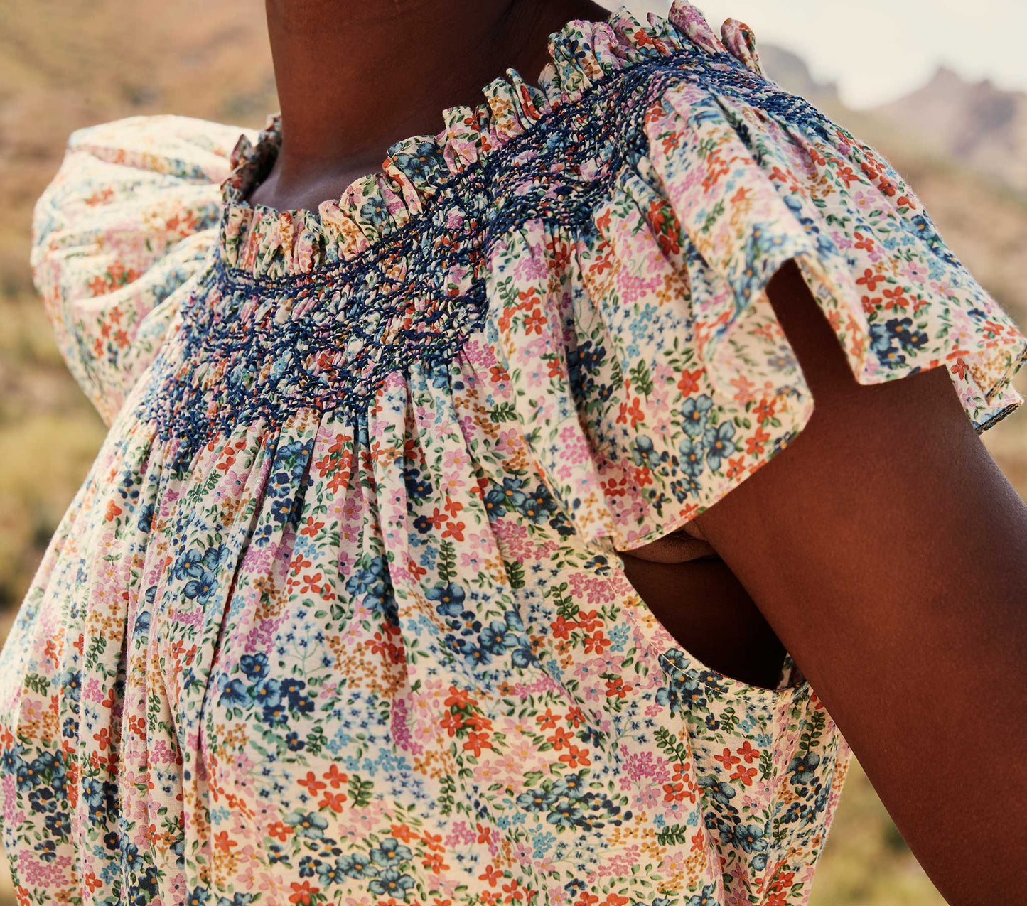 HMD -- VIOLETTA DRESS -- CREAM LADY BIRD FLORAL