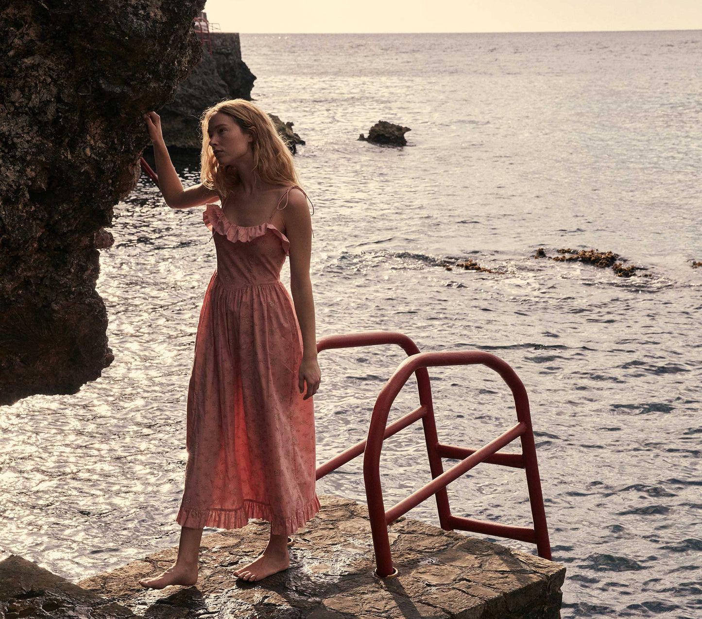 HMD -- WENDELIN DRESS -- PINK BOUTON DE ROSE