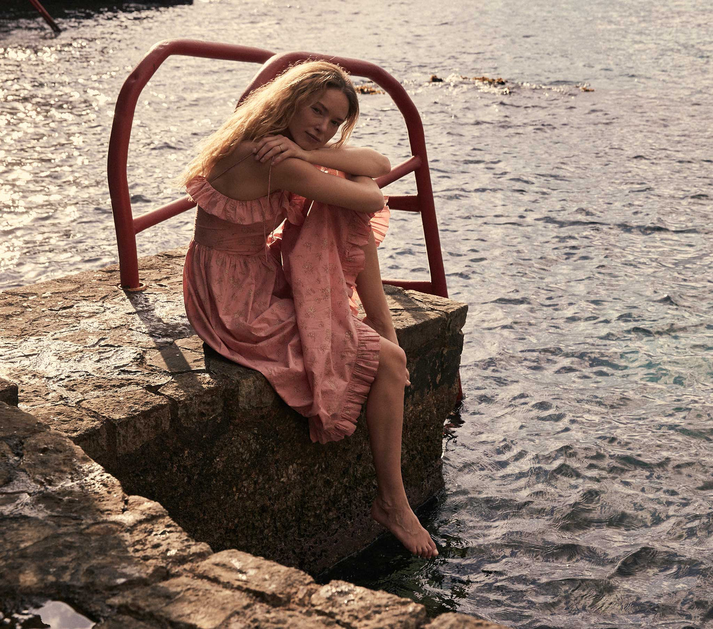 HMD -- WENDELIN DRESS -- PINK BOUTON DE ROSE