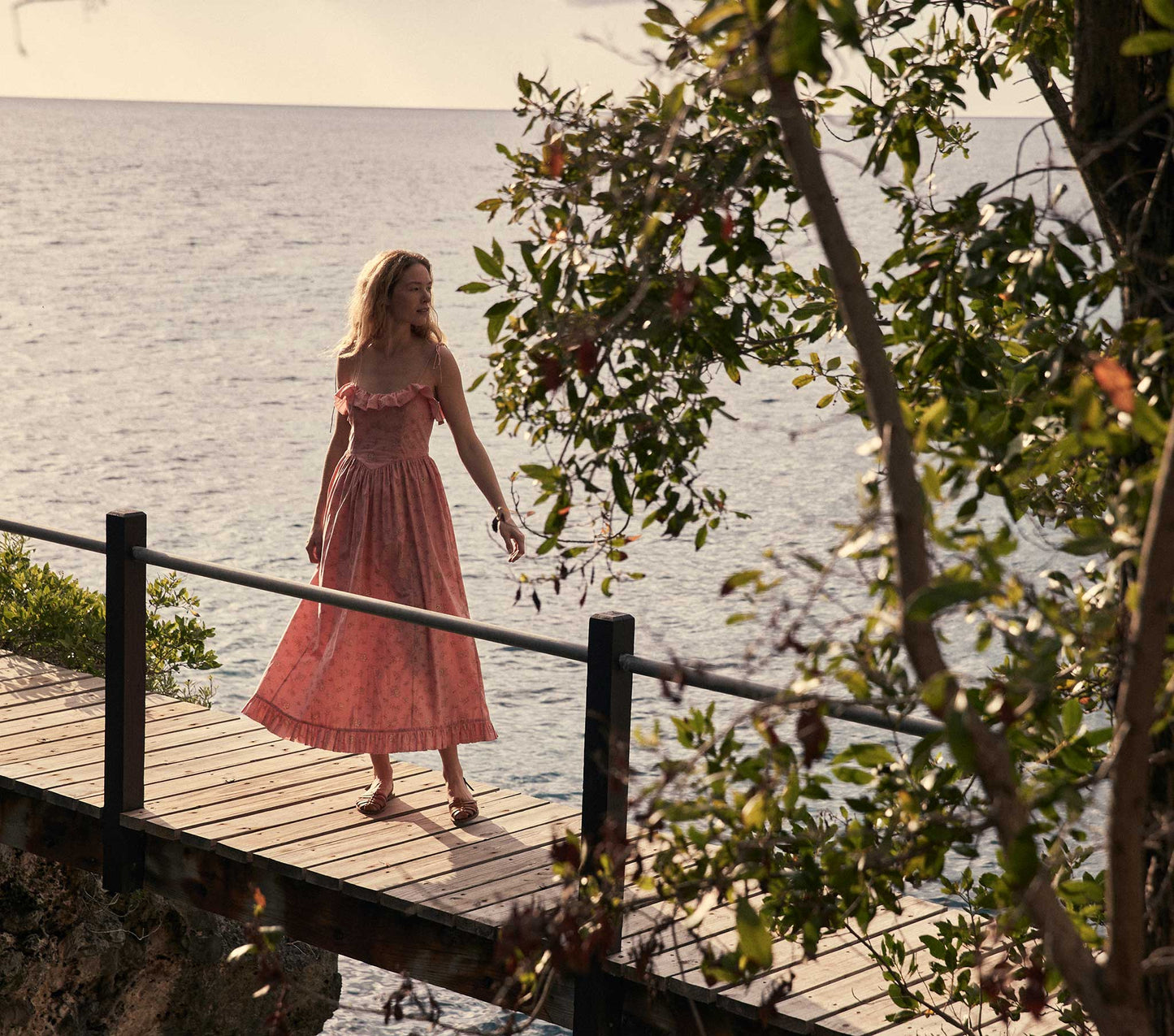 HMD -- WENDELIN DRESS -- PINK BOUTON DE ROSE