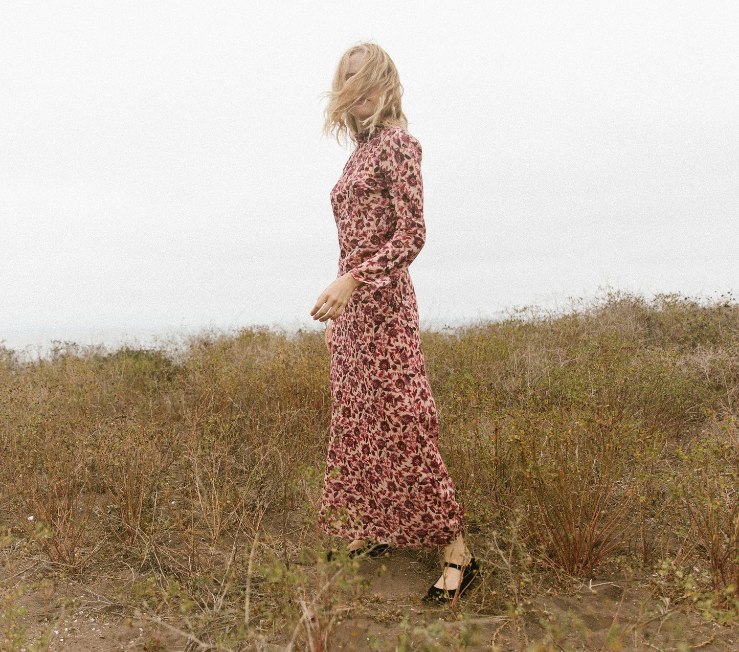 HMD -- AMES DRESS -- PLUM MULTI