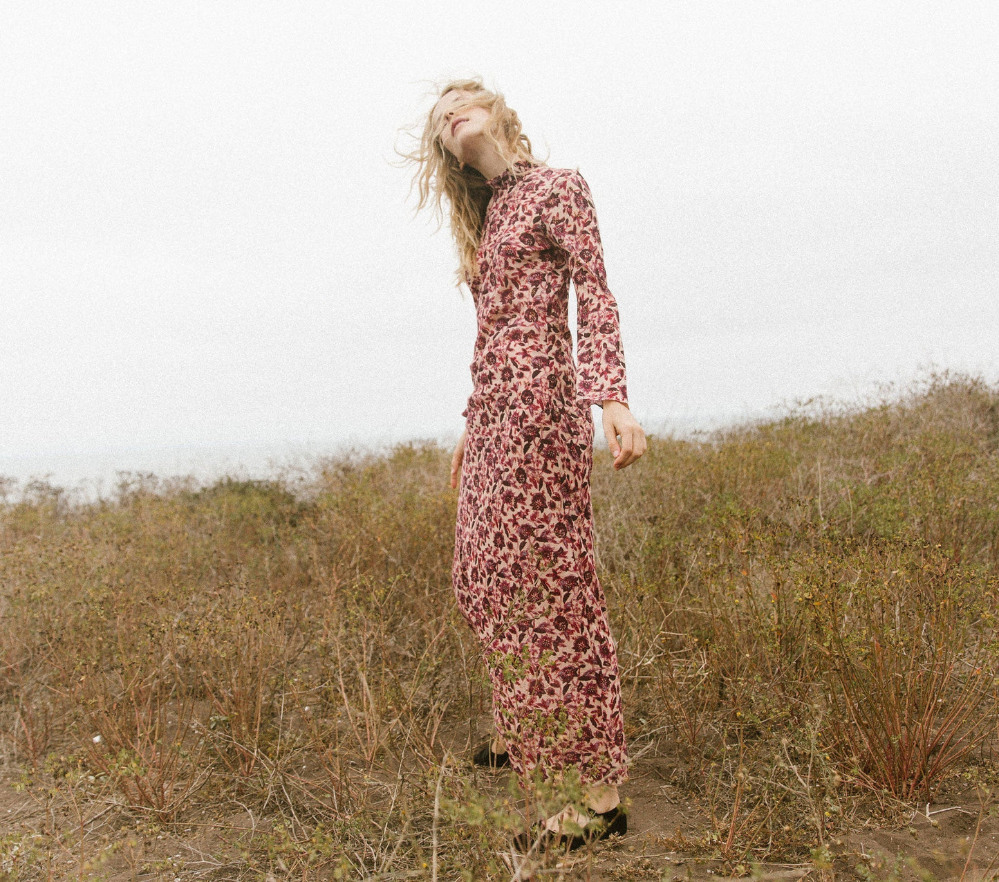 HMD -- AMES DRESS -- PLUM MULTI