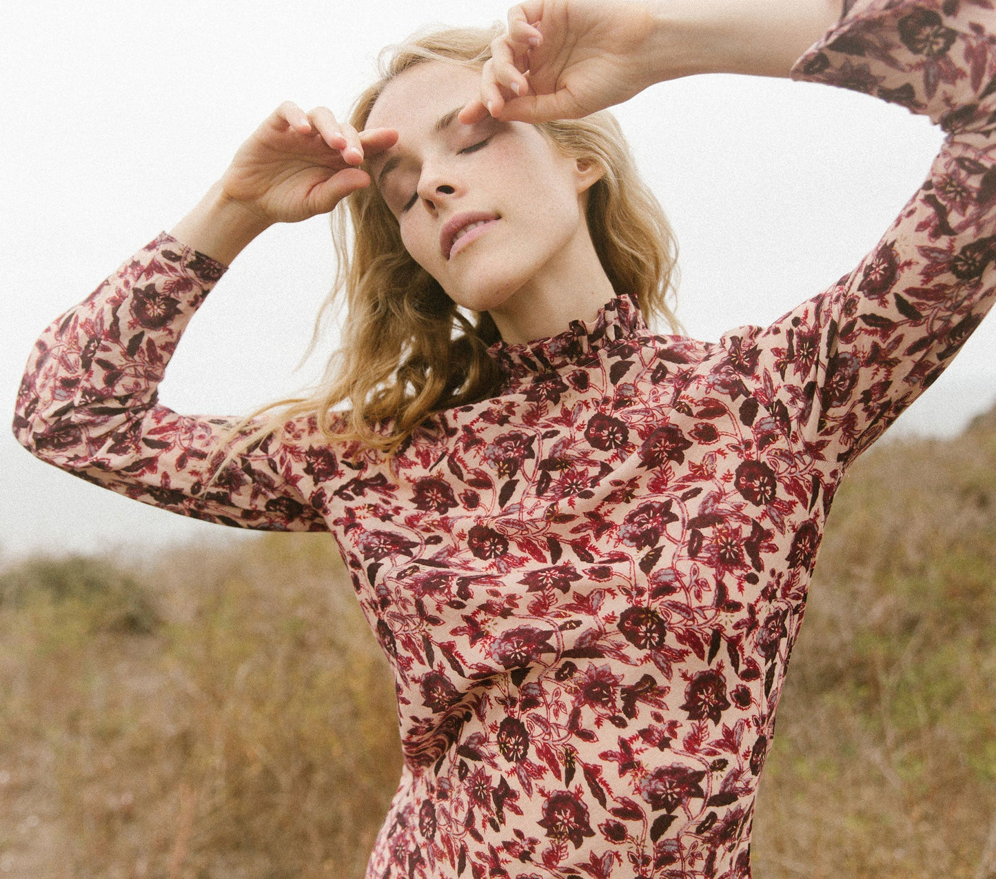 HMD -- AMES DRESS -- PLUM MULTI