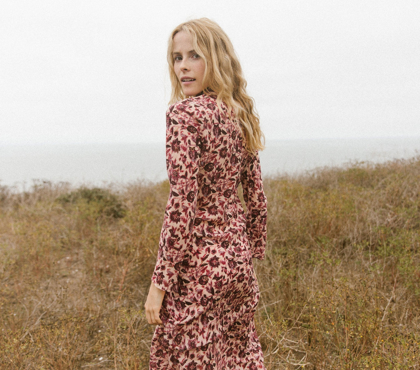 HMD -- AMES DRESS -- PLUM MULTI