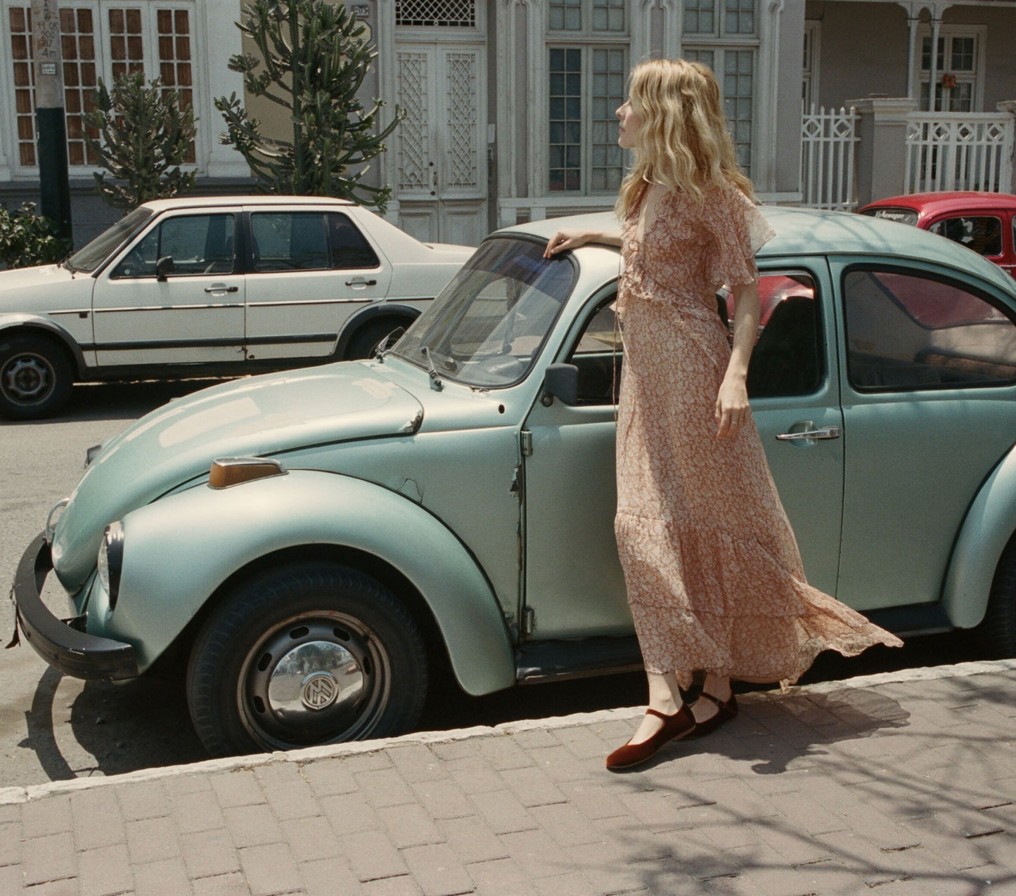 HMD -- ANTOINETTE DRESS -- ADOBE TEA FLORAL