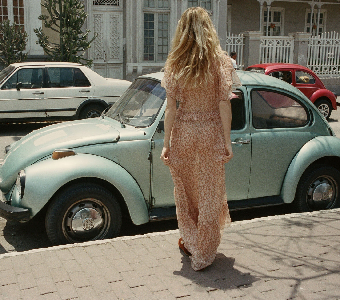 HMD -- ANTOINETTE DRESS -- ADOBE TEA FLORAL