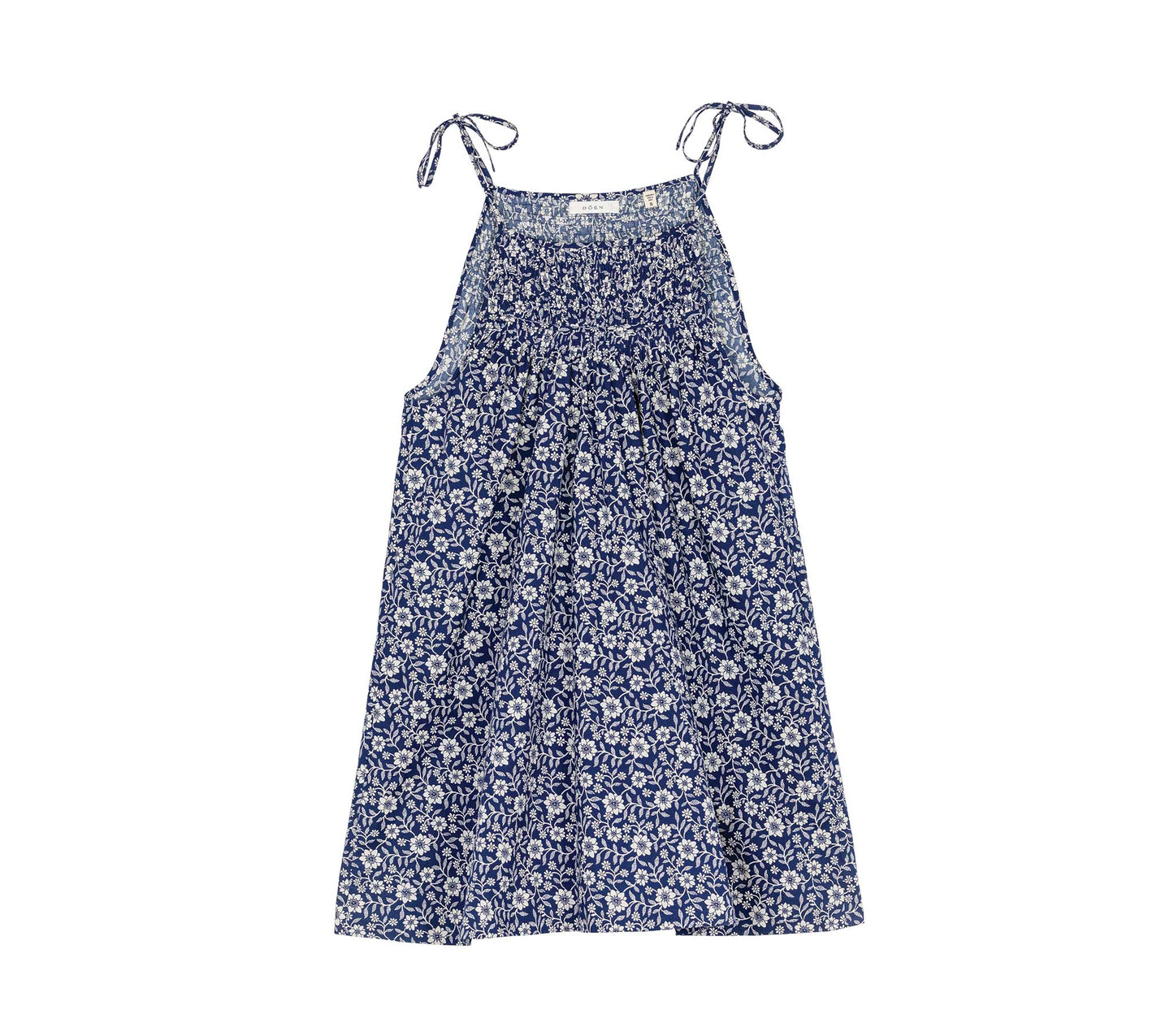 HMD -- MARJORIE DRESS -- BLUE JESSAMINE CALICO