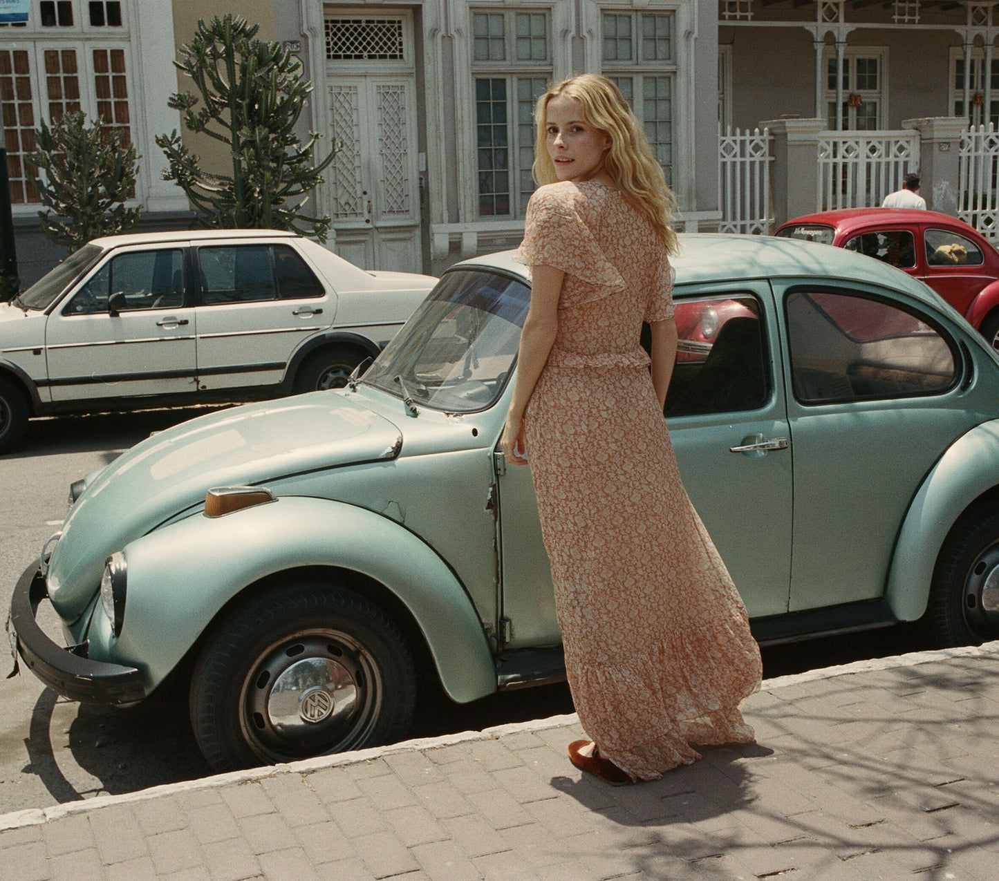 HMD -- ANTOINETTE DRESS -- ADOBE TEA FLORAL