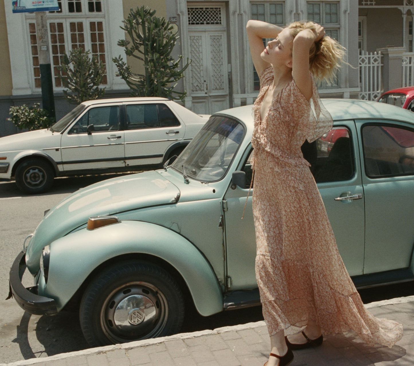 HMD -- ANTOINETTE DRESS -- ADOBE TEA FLORAL