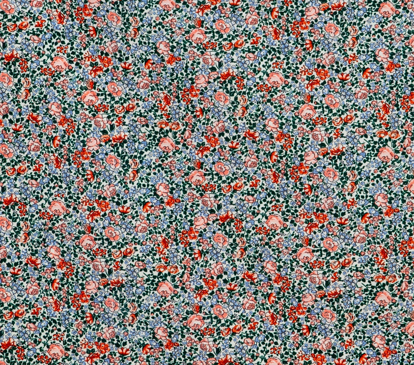 HMD -- CHESTNUT DRESS -- WHITE PETIT JARDIN PRINT